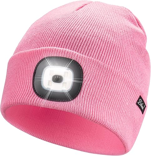 Miniatura 15 de Etsfmoa Gorro unisex con la luz, regalos para hombres, papá, padre, gorras recargables por USB