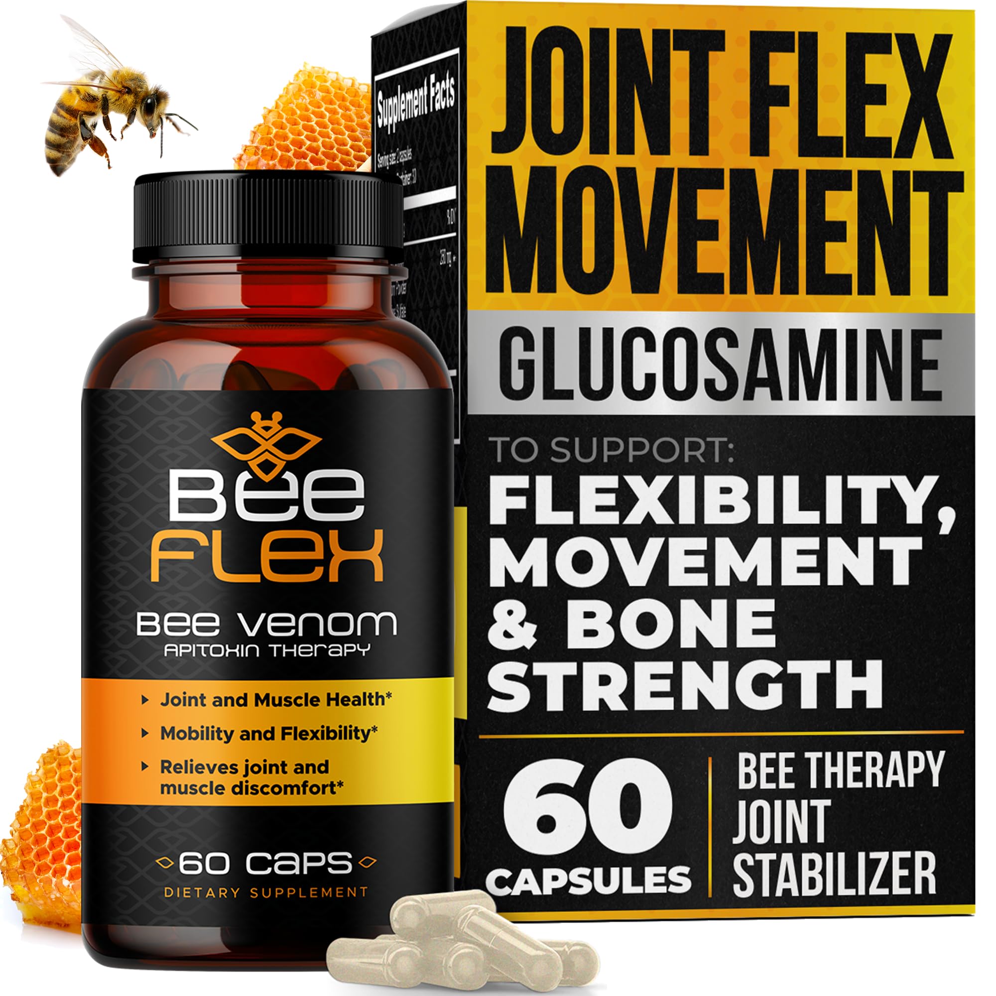 Amazon.com: AURA VITAMINS Bee Flex Joint Support Supplements