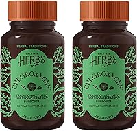 Vista 10 de Herbs Etc. ChlorOxygen Concentrado de clorofila – Ayuda a la circulación sanguínea saludable – Apoyo ambiental a gran altitud – Apoyo energético