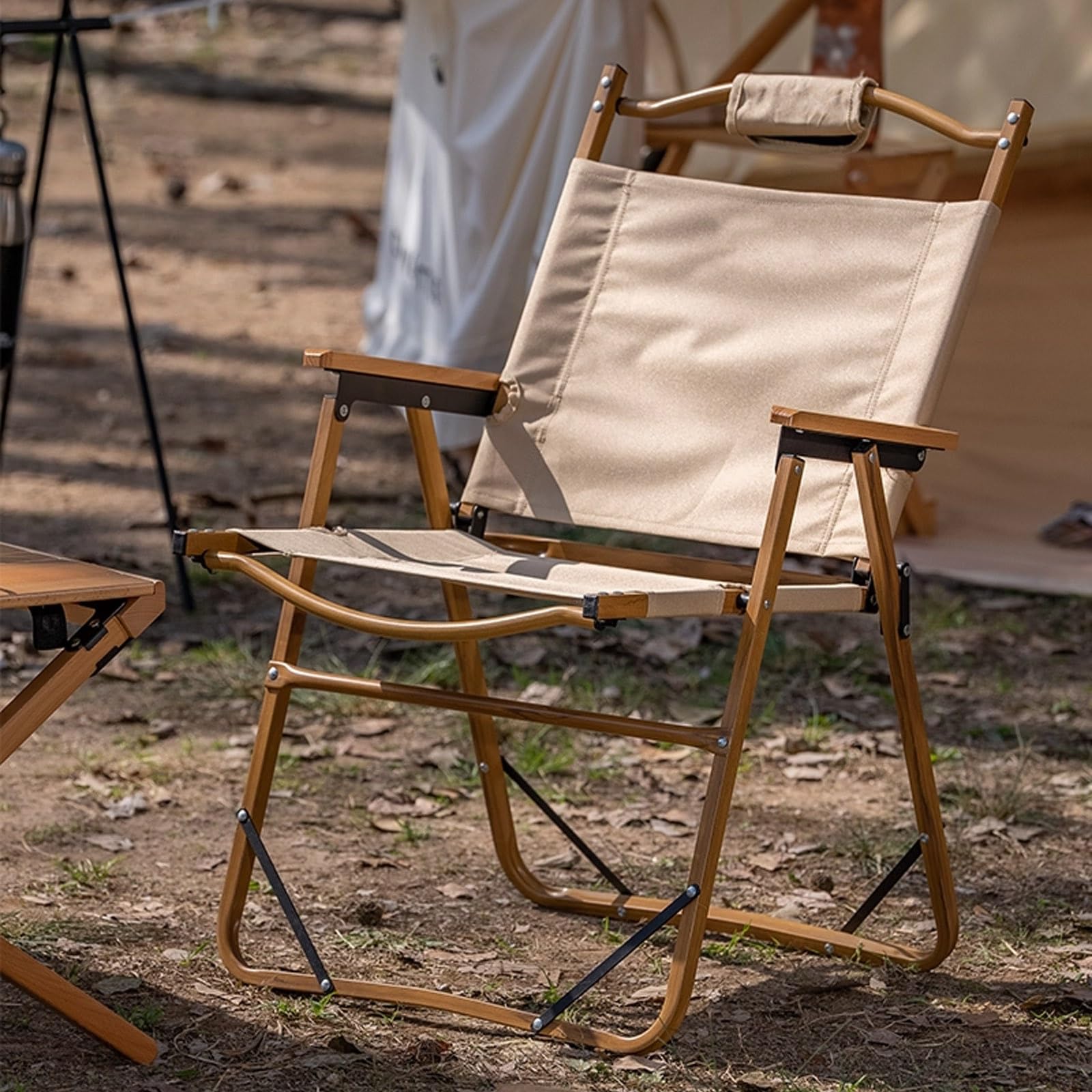 Krzesła kempingowe do wypoczynku na świeżym powietrzu, lekkie i przenośne krzesła plażowe, składane krzesło wędkarskie z podłokietnikami do ogrodu, trawnika