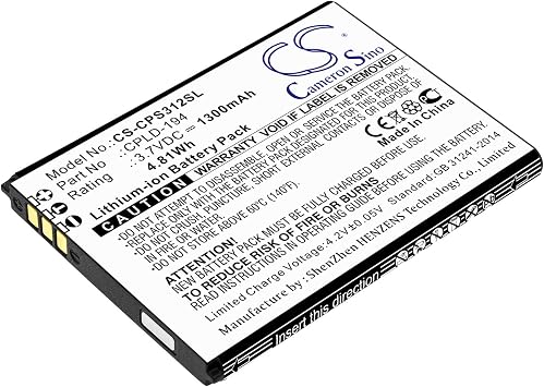 XSP Replacement Battery for 3312A, Snap PN CPLD-194