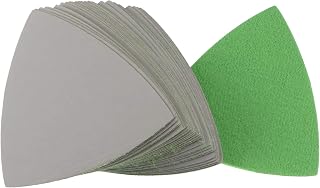 uxcell Triangular Sandpaper Hook and Loop Triangle Sanding Pad Fit 3-1/2" Oscillating Multi-Tool Silicon Carbide for Wet/Dry Use 3000 Grit 30pcs