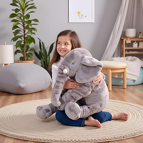 Miniatura 3 de Paquete de 2 animales de peluche de dinosaurio grande de 15.7 pulgadas, juguete de dinosaurio de peluche de aventura, decoración de dinosaurio