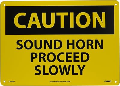NMC C608RB OSHA Sign, Legend