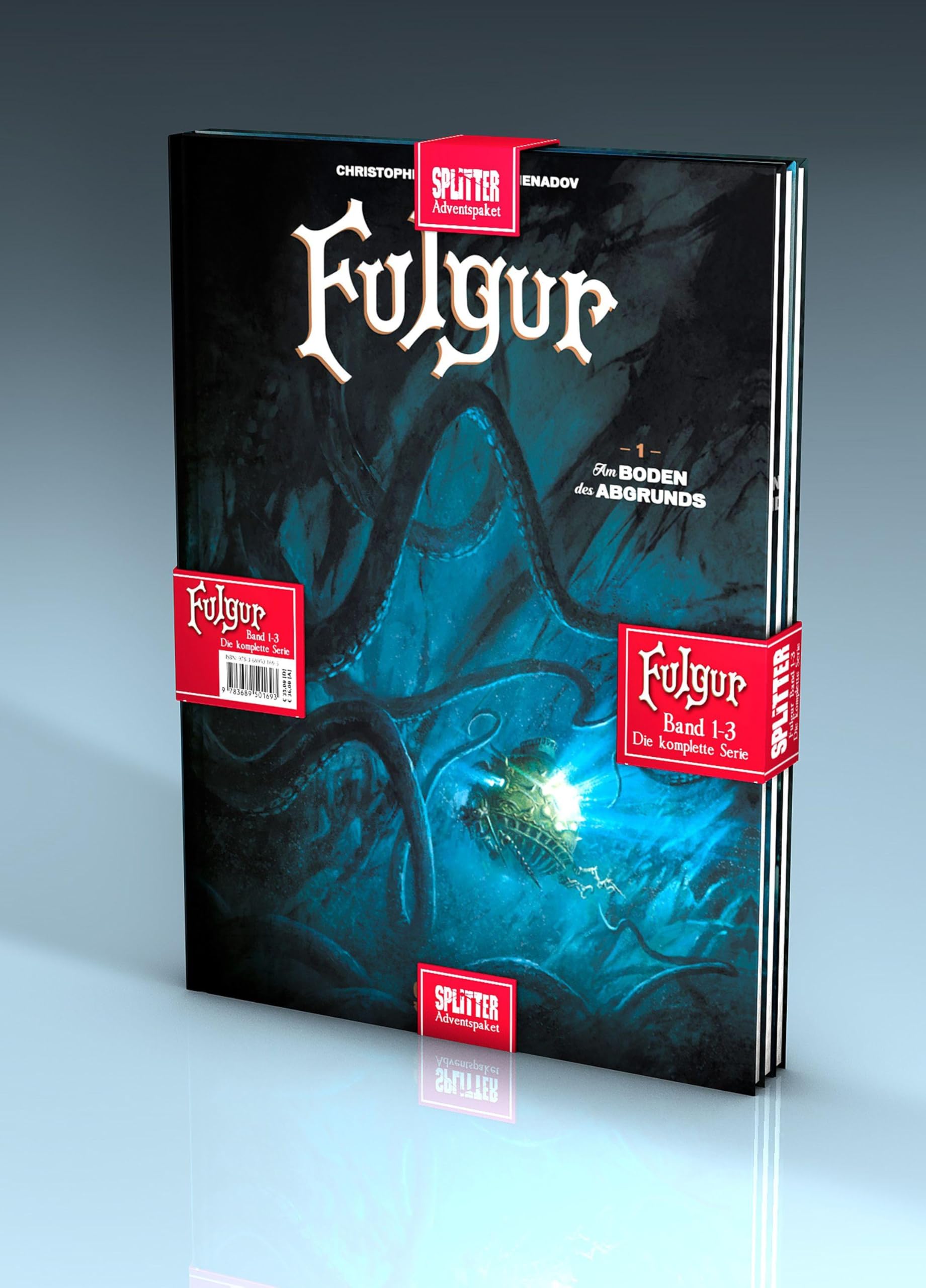 Fulgur Adventspaket Die komplette Comic-Serie Product Description: Alle 3 Bände des Steampunk-Abenteuers in der Tiefsee