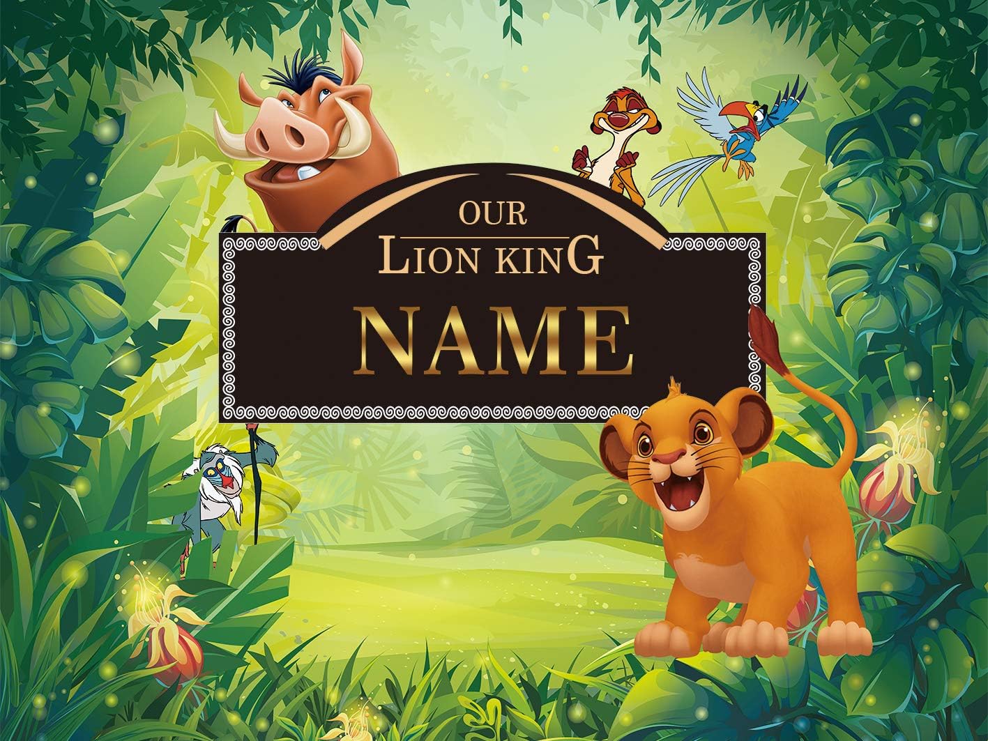 images Lion King Newborn Photoshoot binqoo 6x4ft lion king baby simba backdrop costom name age background birthday party photography photo vinyl decoration
