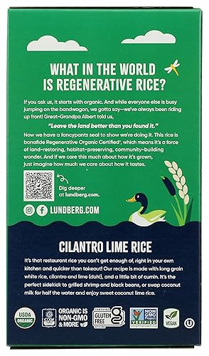 Miniatura 5 de Lundberg Family Farms, Rice Pilaf White Cilantro Lime Organic, 5.5 Ounce