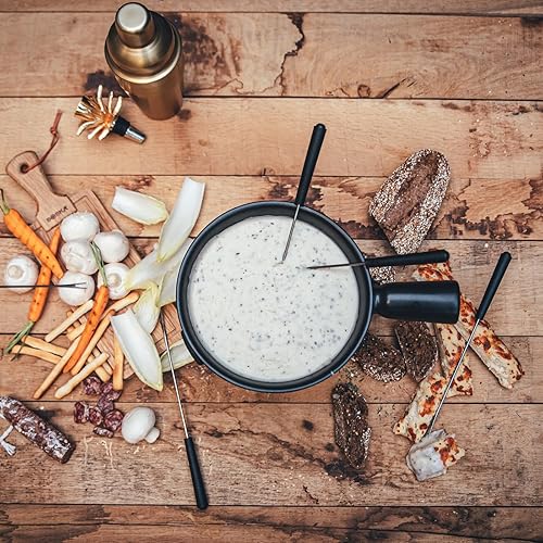 Miniatura 2 de Boska Juego de fondue de queso Nero - Olla de fondue de hierro fundido negro - Artículos de registro de boda pequeños electrodomésticos de cocina