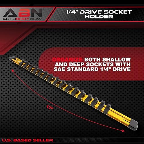 Miniatura 2 de ABN Riel de aluminio SAE para sujetar tomas de corriente, riel organizador de tomas de corriente y clips. Riel con clips para tomas de corriente