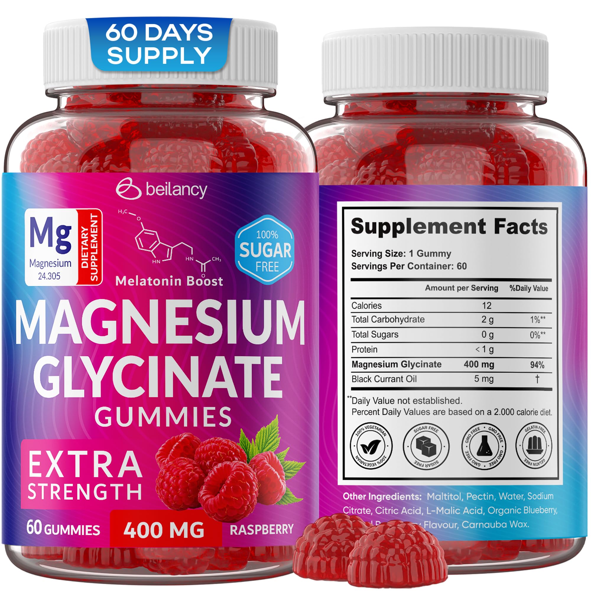Beilancy Magnesium Glycinate Gummies