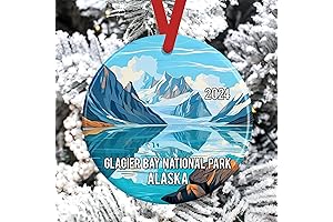 2024 Glacier Bay National Park Christmas Ornament