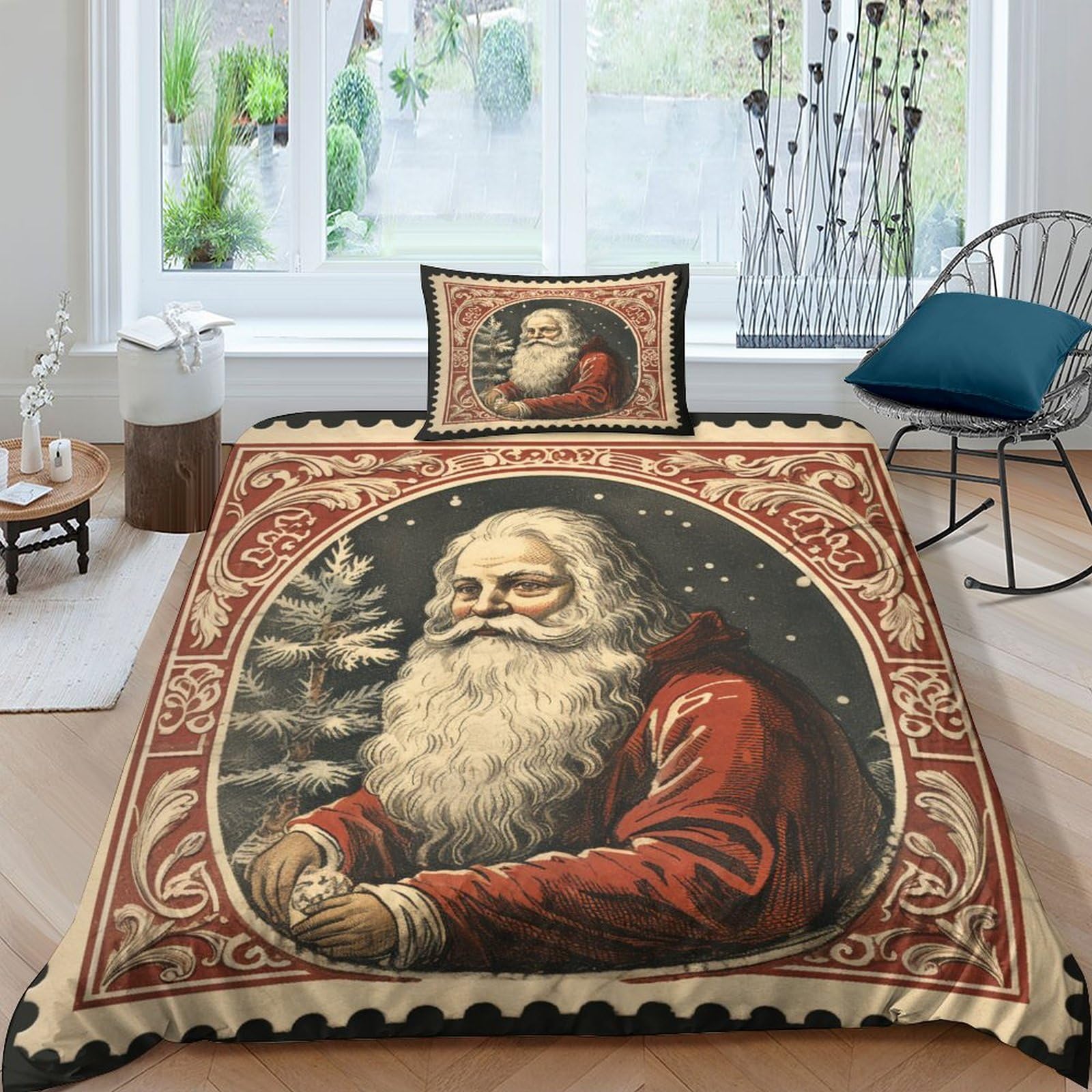 Housses de couettes Noël 3D pour transformer votre chambre en cocon de fête hivernal