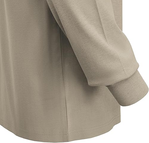 Miniatura 5 de Camisas FR para hombre, NFPA2112, camisas resistentes al fuego, 5.5 onzas, ligeras, de manga larga, camisetas ignífugas