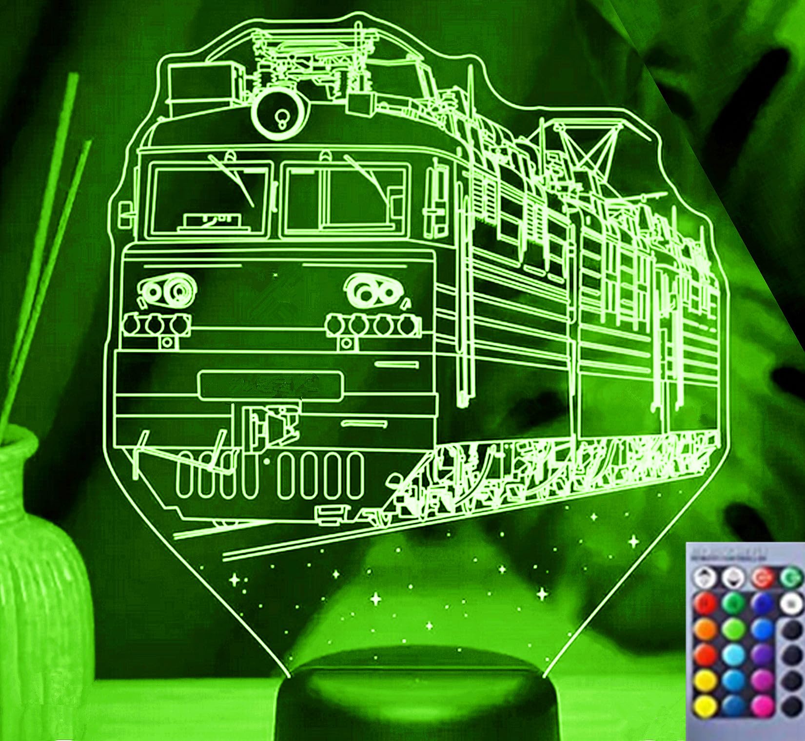 Nastrojowe światło 3D, 16 kolorów, USB, lampa stołowa LED, prezent do domu, na imprezę, urodziny, prezent