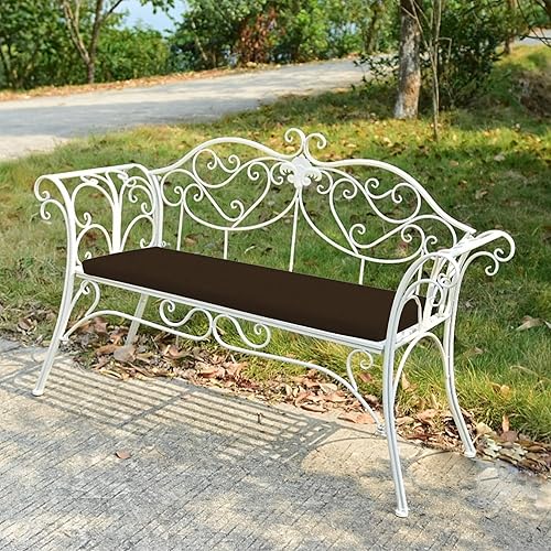 Miniatura 13 de Cojín de banco impermeable para silla, para interiores y exteriores, cojín de asiento para jardín, banco largo, muebles de patio, silla columpio, 59
