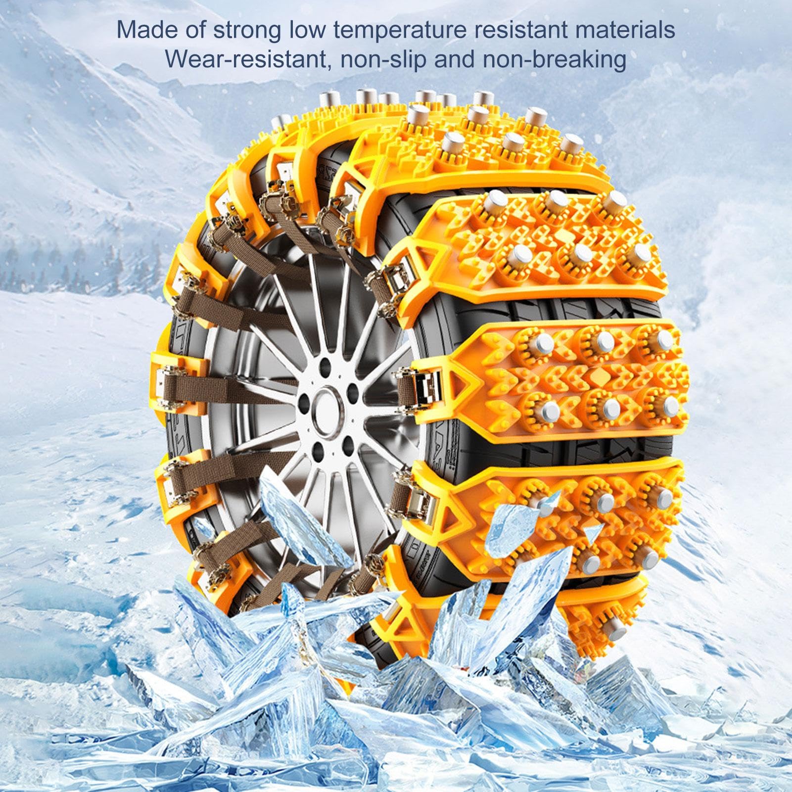 Catene per pneumatici per auto, Catene da neve per auto, Catene per | pneumatici di trazione antiscivolo robuste,Catene di sicurezza per pneumatici, catene da neve e catene di trazione per camion