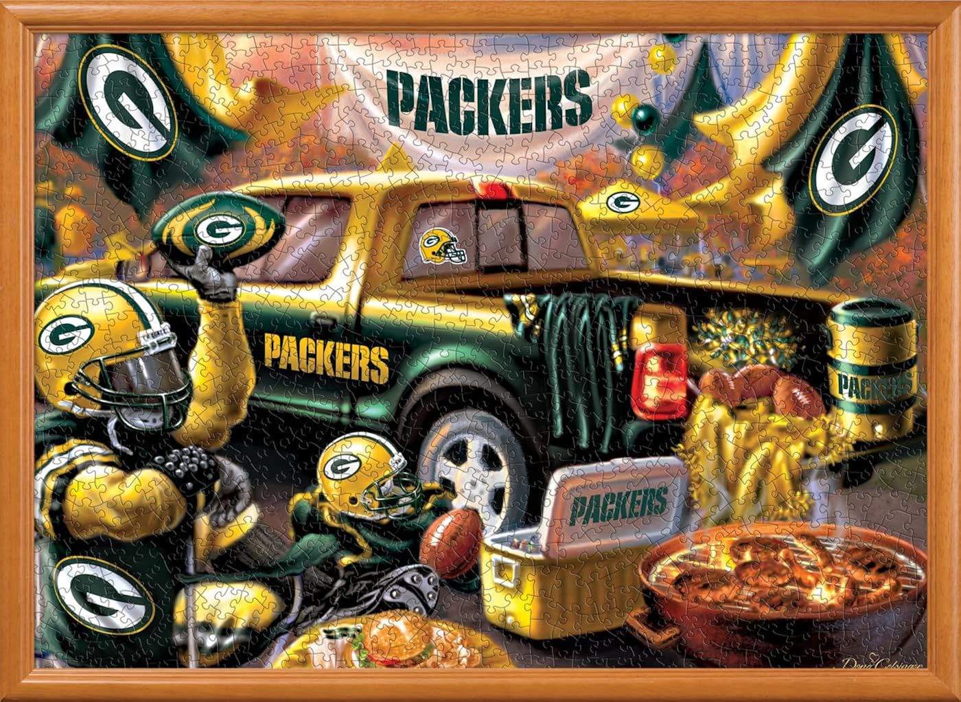 MasterPieces 1000 Piece Jigsaw Puzzle for Adults - NFL Green Bay Packers Gameday - 19.25"x26.75" : Sports & Outdoors