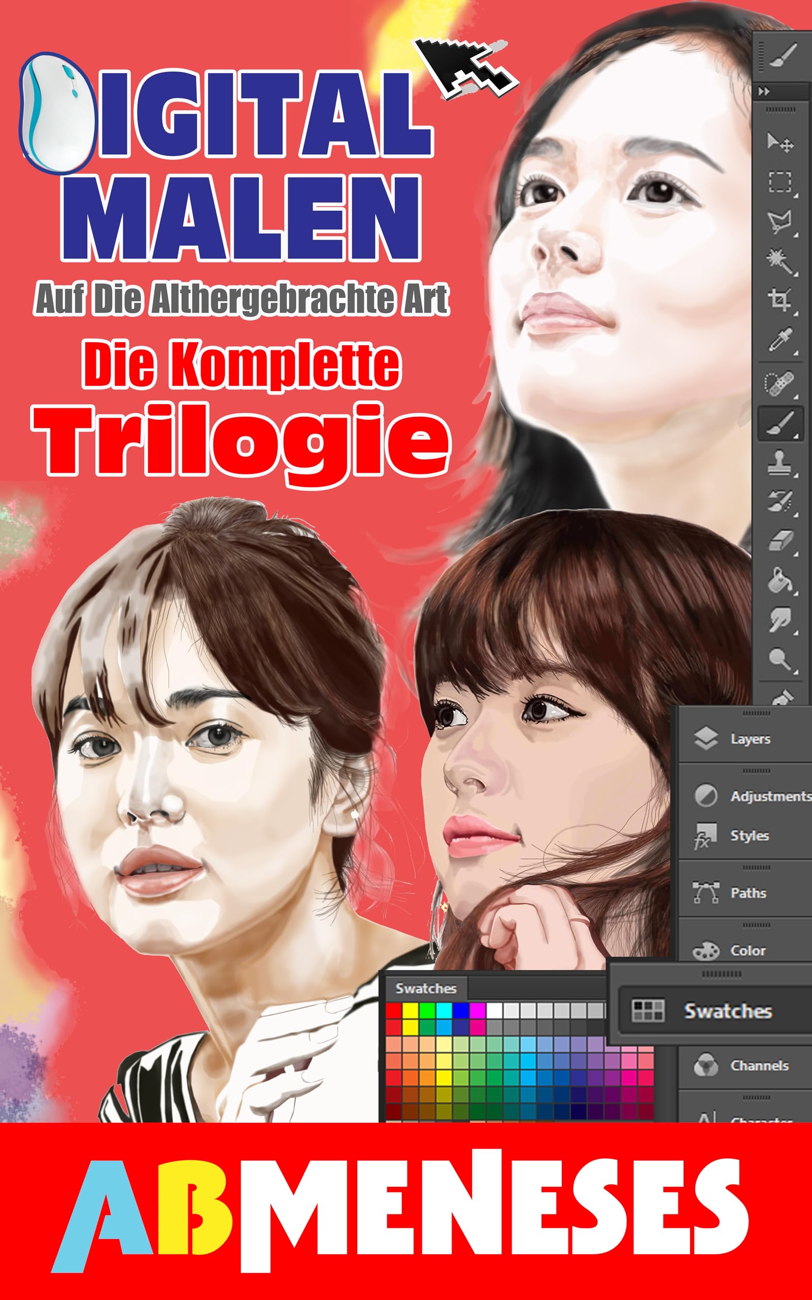 Manuel de peinture digitale trilogie complète pour résoudre vos problèmes de perspective