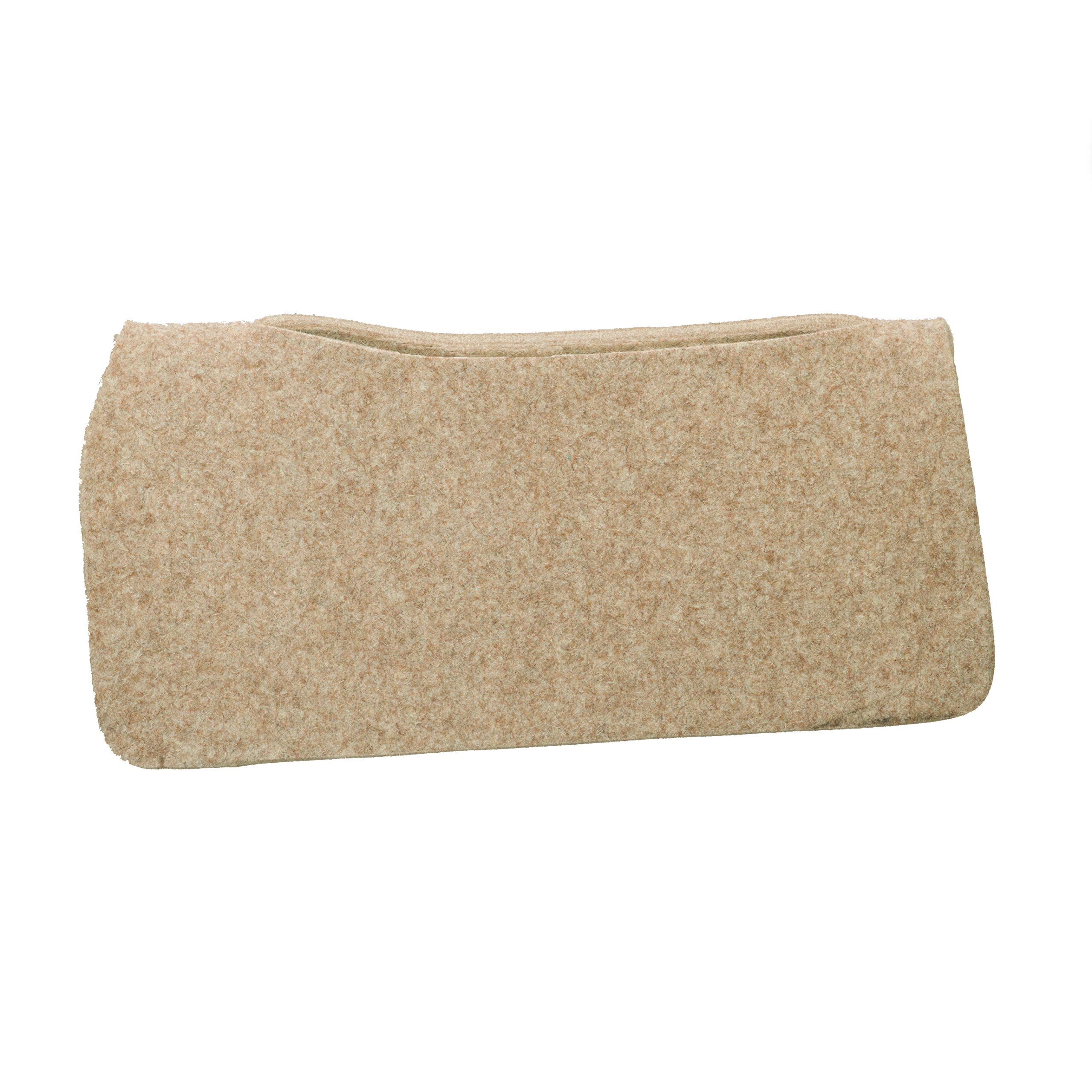 Weaver Equine, Sottosella per Cavallo, in Feltro Misto Lana, 76,2 x 76,2 cm, Ammortizzante, Resistente, Colore: Marrone Chiaro