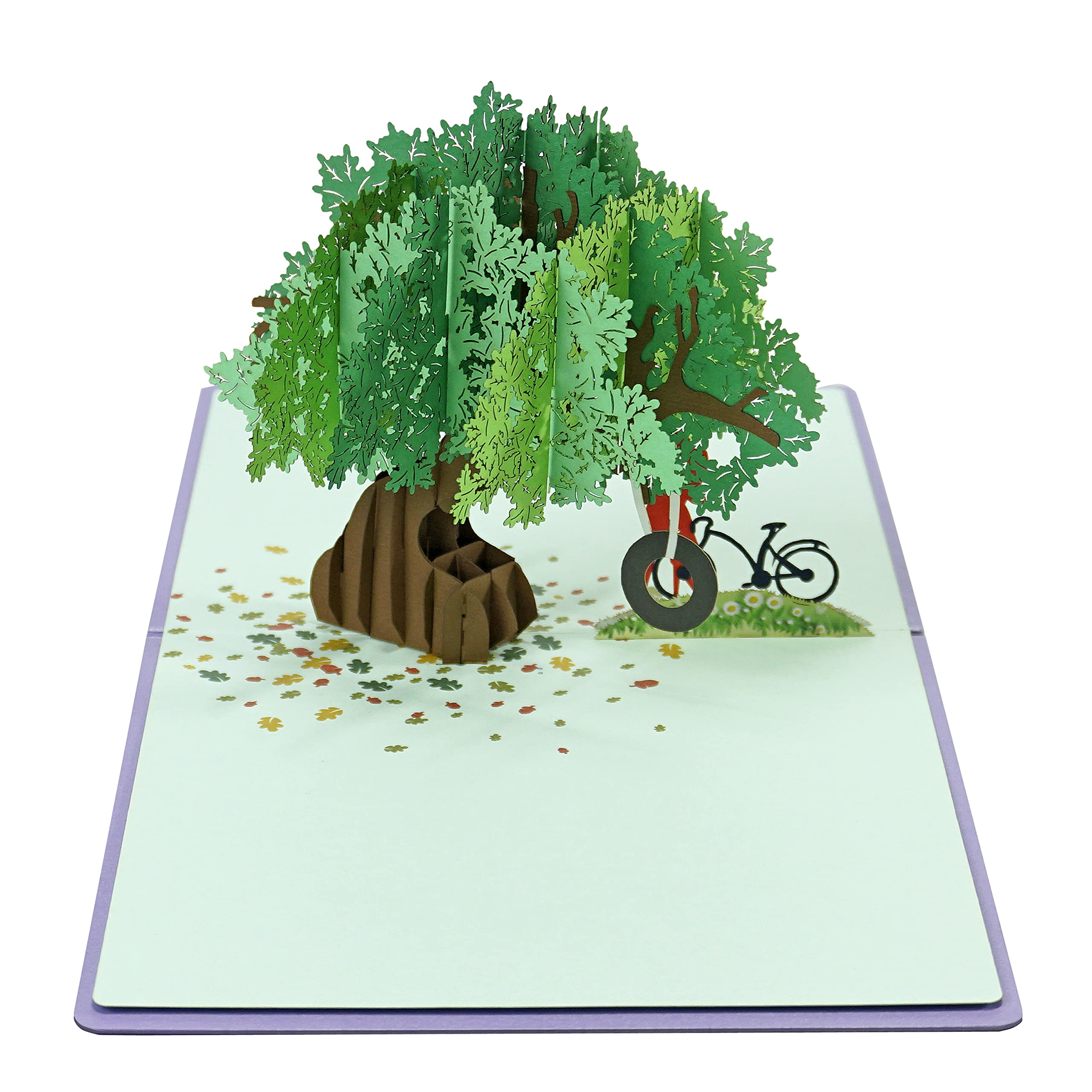 Carte Pop-up 3D Arbre D'amour - Cadeau Romantique Pour Mariage, Saint-Valentin, Anniversaire (avec Enveloppe) - 5