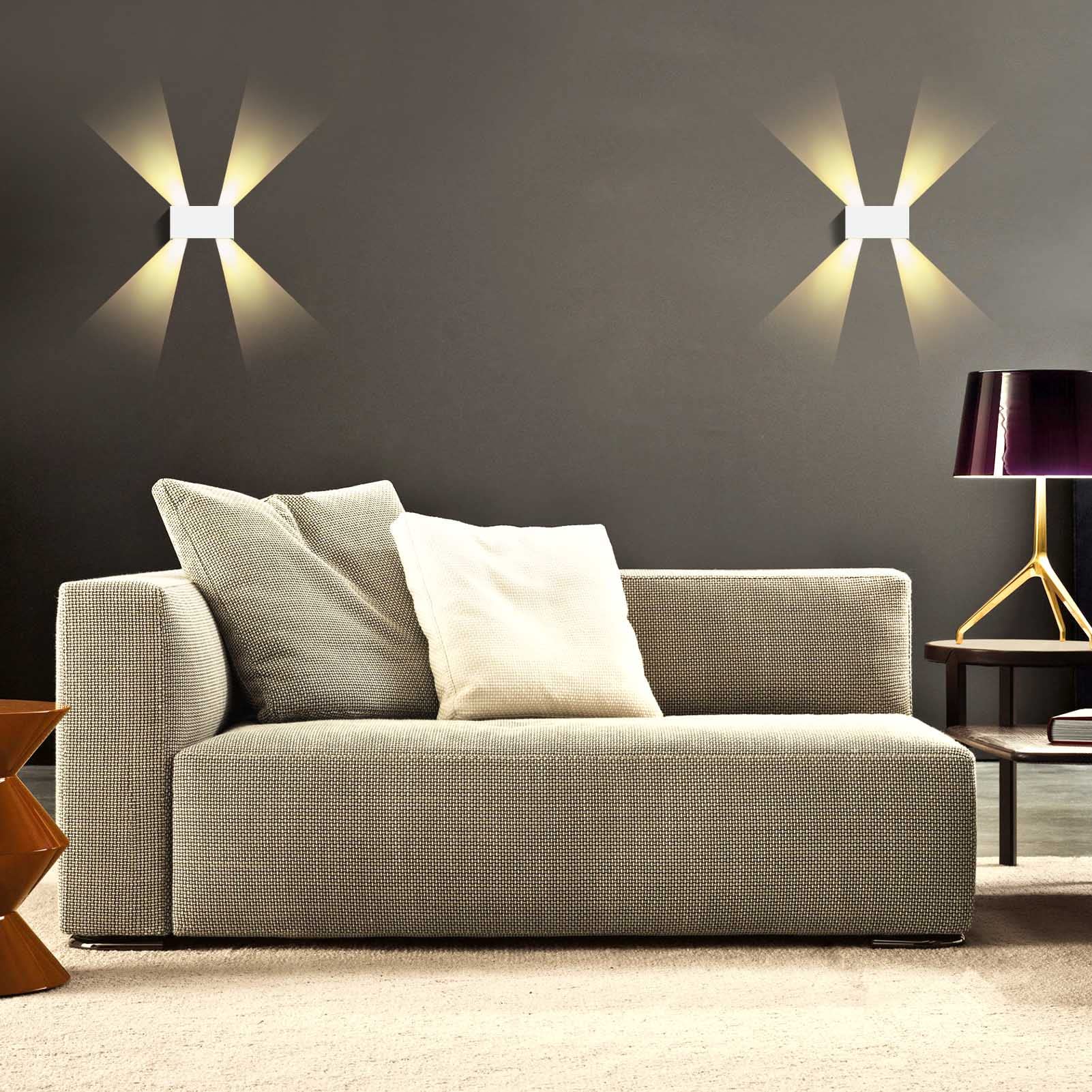 KAWELL 24W Moderno Applique da Parete LED Lampada da Muro