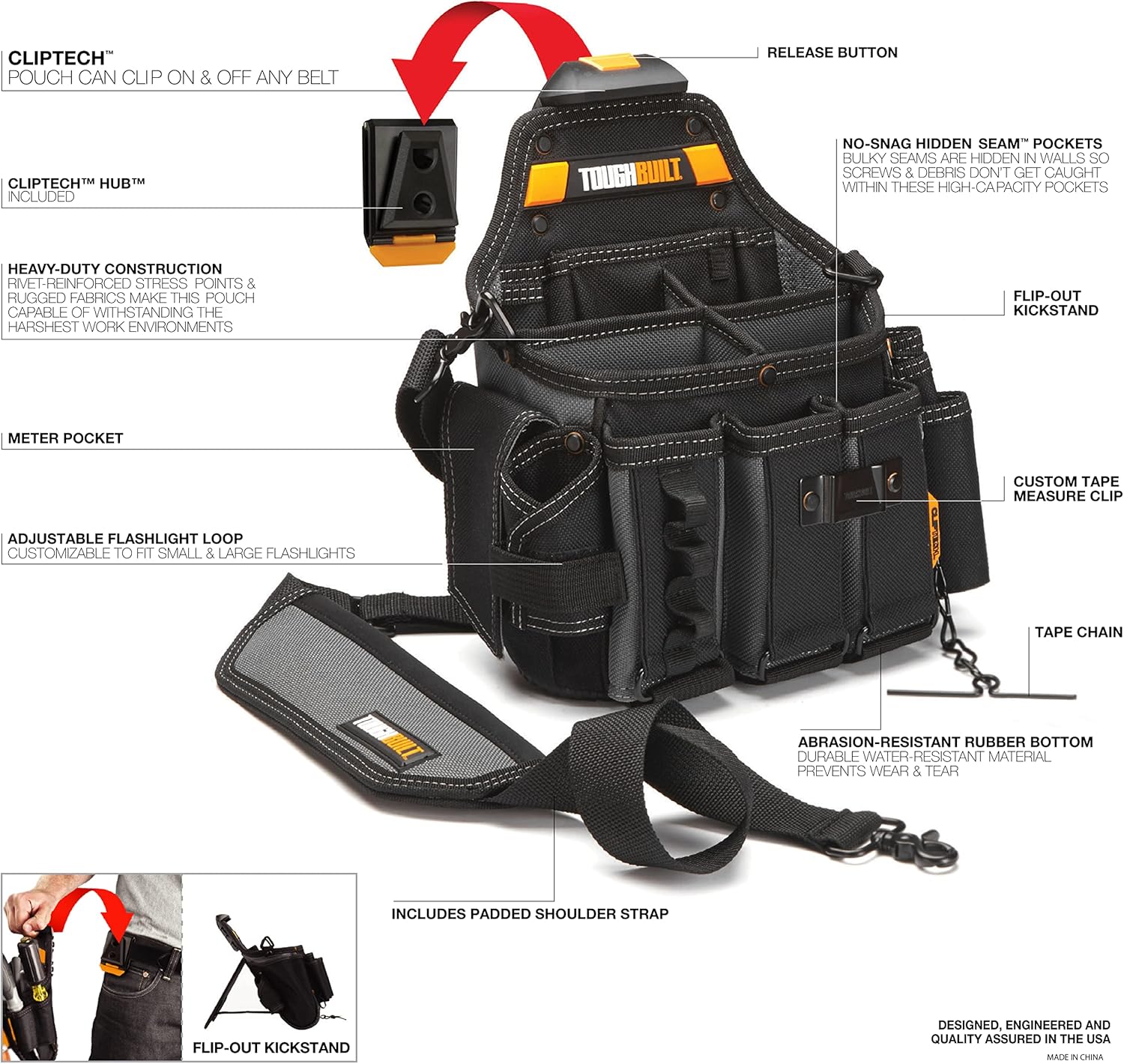 small electrician pouch