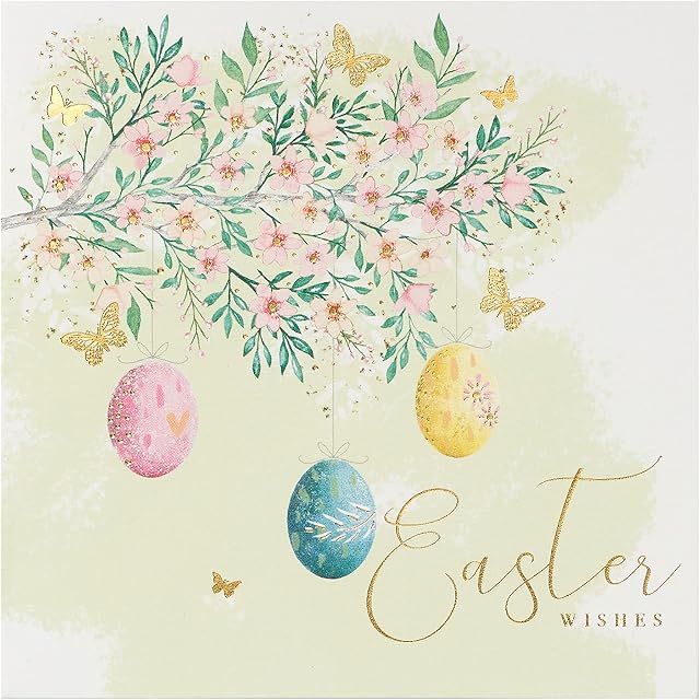 Pack of 6 Marie Curie Charity Easter Greeting Cards In Same Floral Design