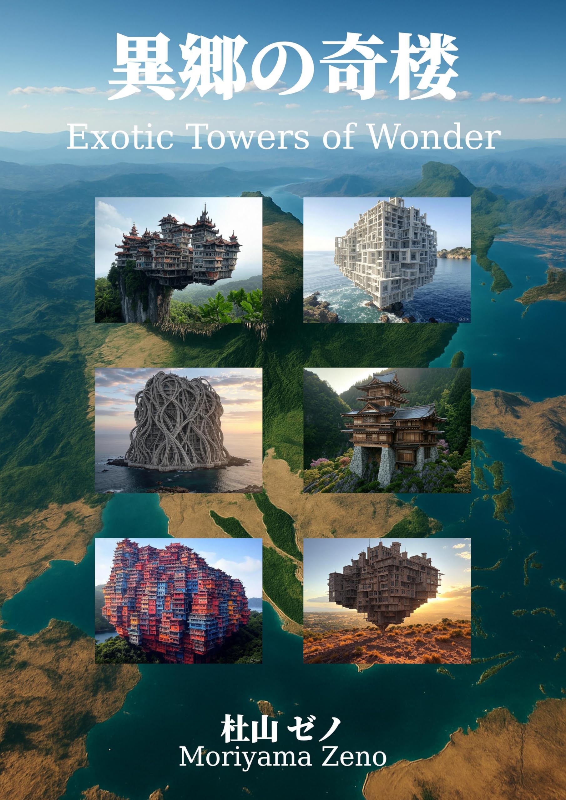大前博士、【カンヌ好日】、希少画集画、状態良好、旅情、風景