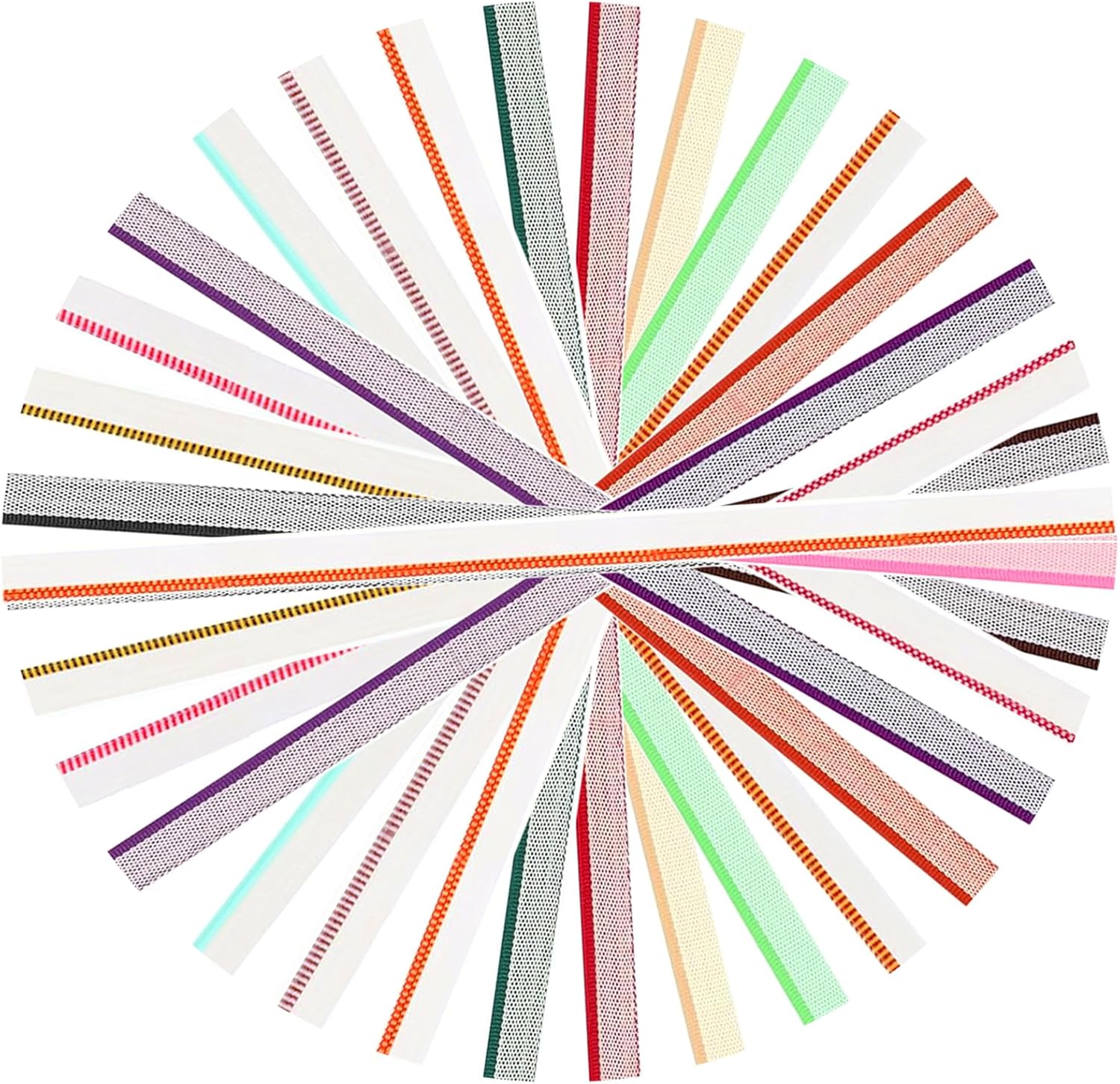 24Pcs Book Binding Headbands - 24 Color 12 x 0.5 Inch(LxW), Book Binding Supplies Kits Bookbinding Cloth Kit Books Repair Making Kits for Beginners Decoration