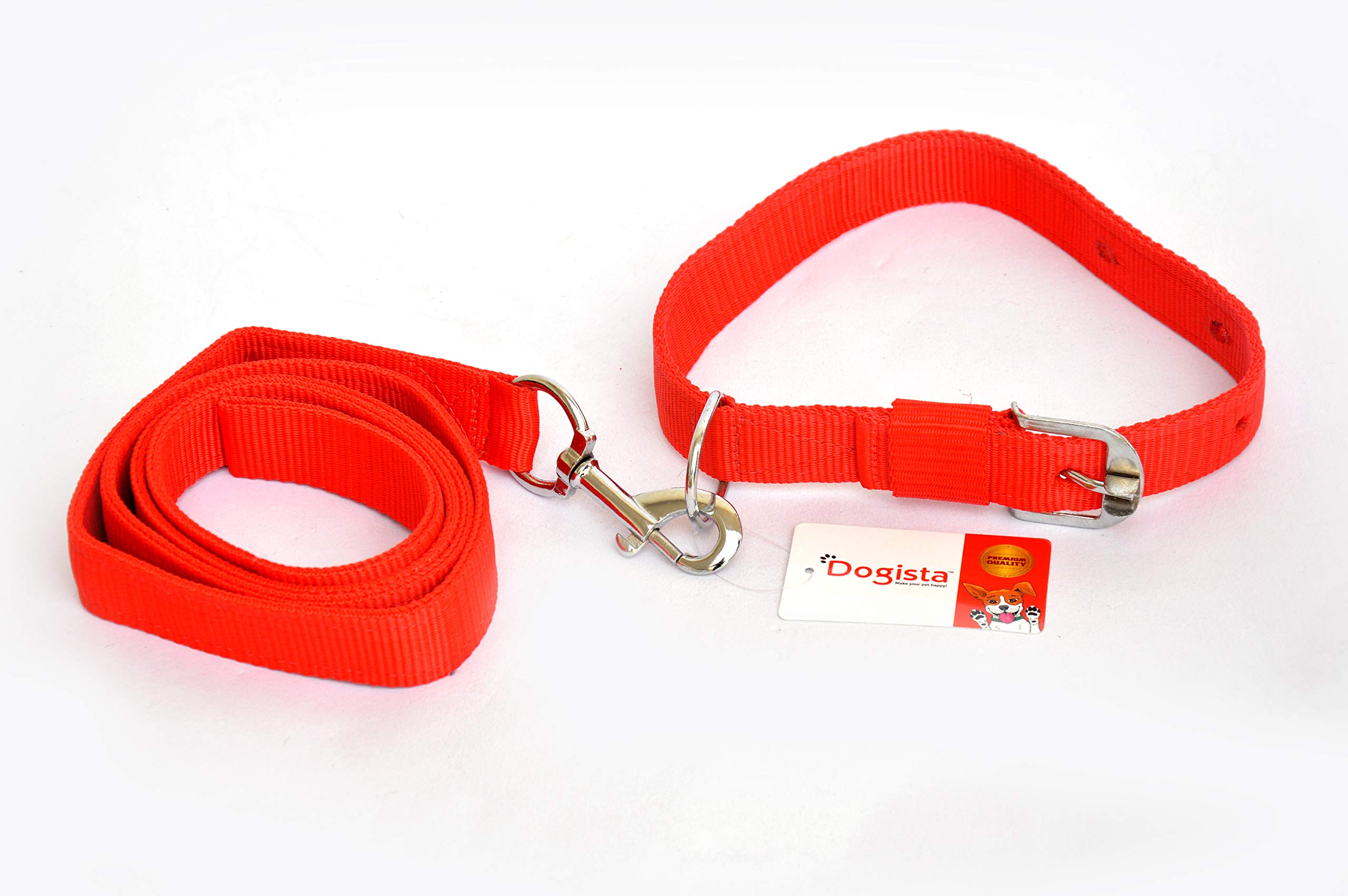 Dogista pet products Nylon Dog Leash Collar Set 1(Color May Vary) Large (B0851WT8XW) Amazon Price History, Amazon Price Tracker