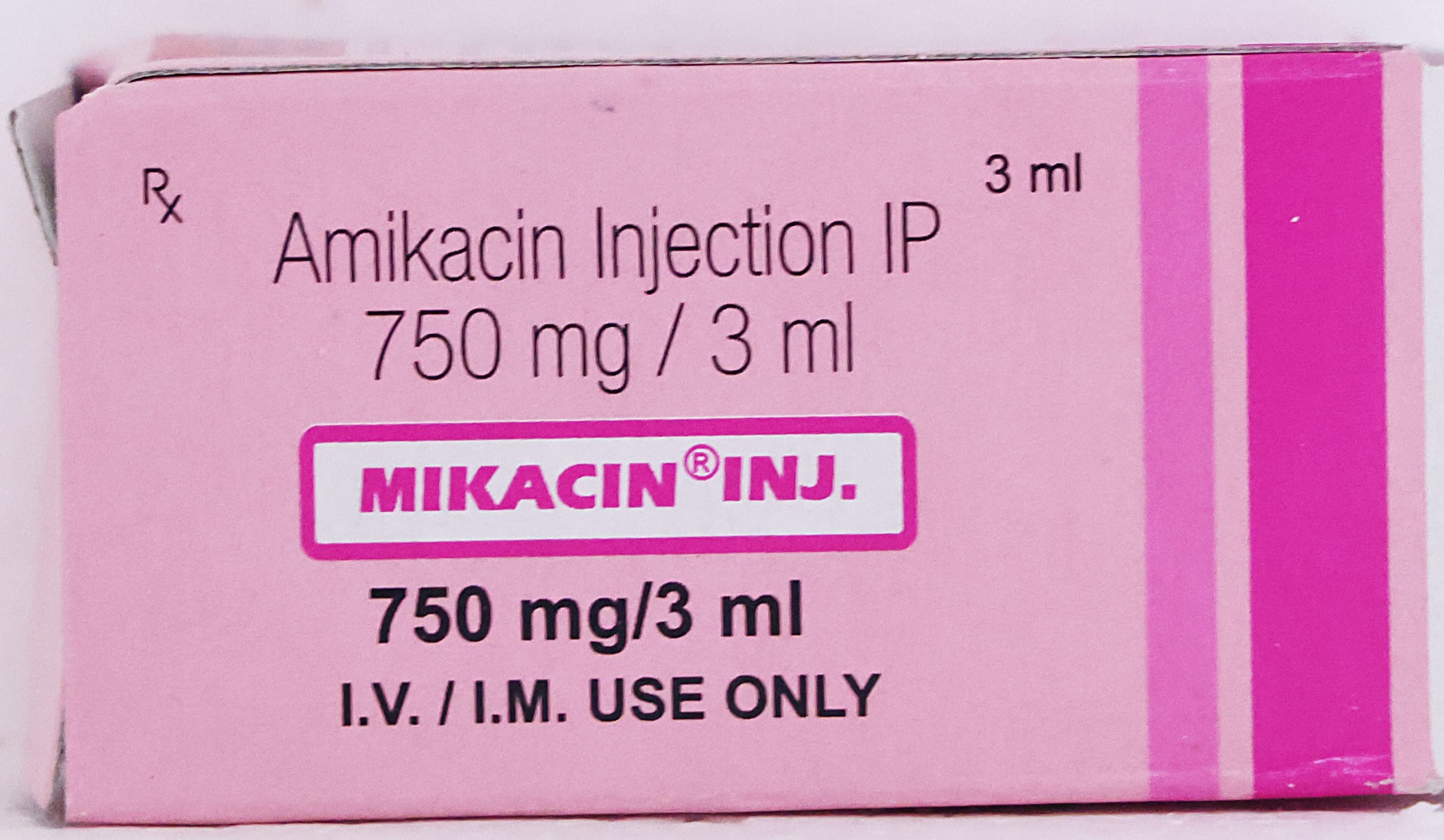 Mikacin 750 mg Injection 3 ml