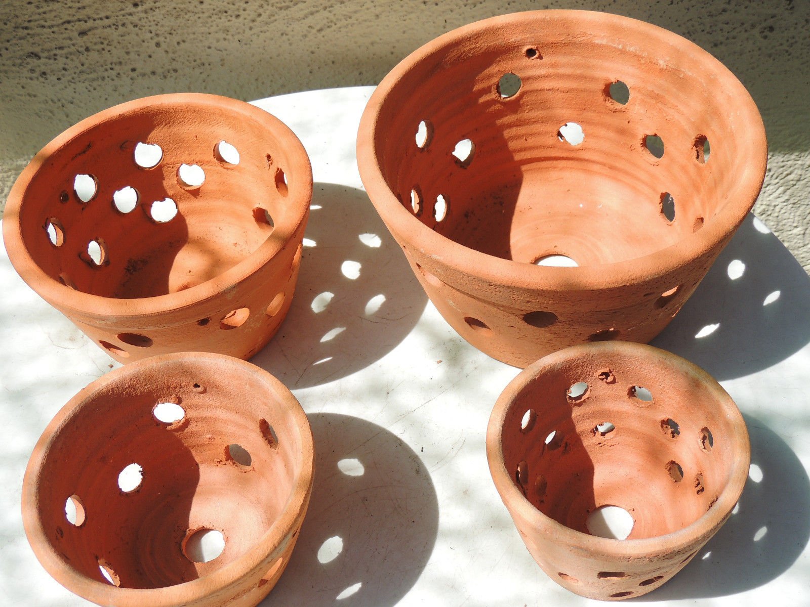 Vaso Forato In Argilla Fatto A Mano Per Orchidee Vhorchideen 15 Cm - Foto 3