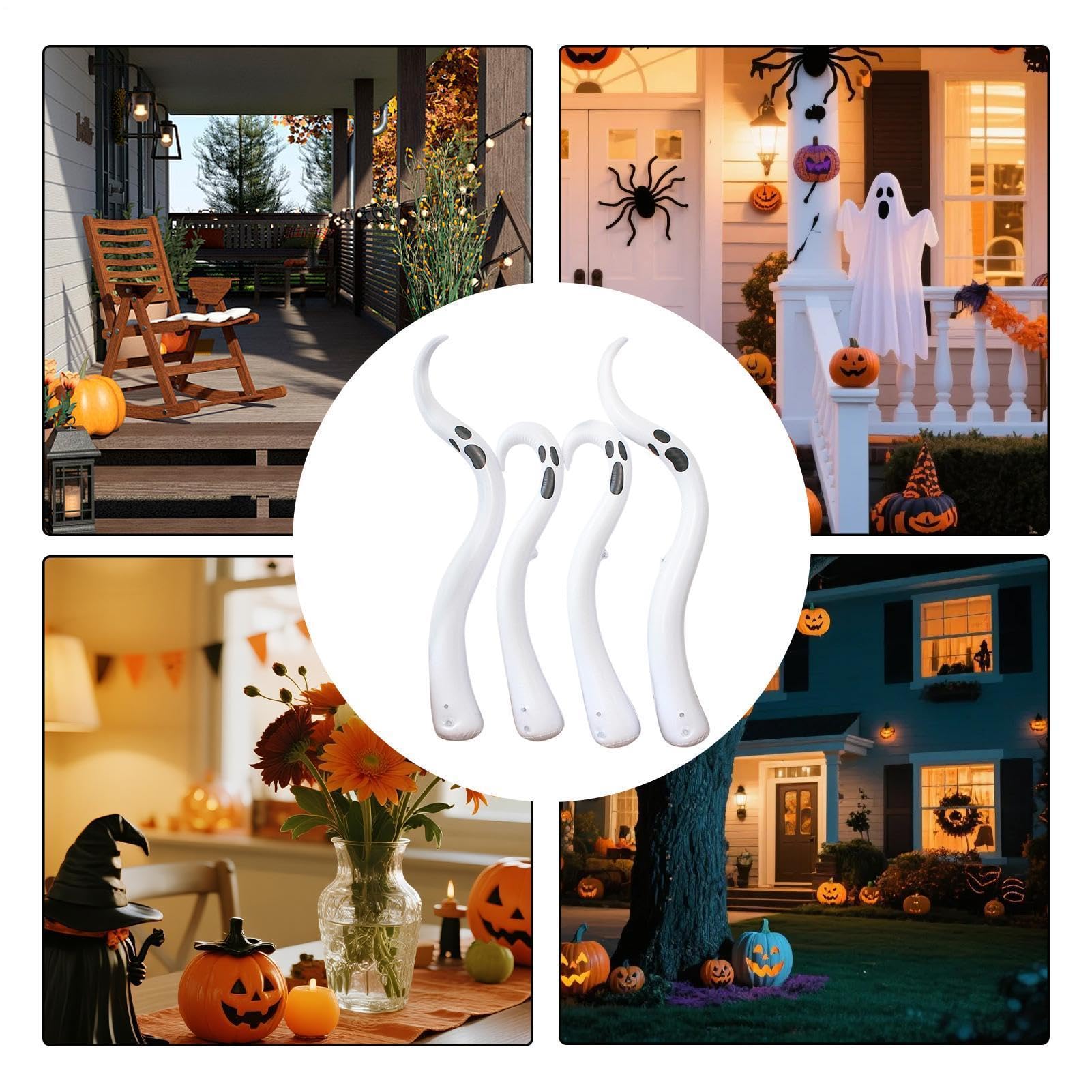 Fantasma Terribile Gonfiato di Halloween Addobbo horror ad aria all'aperto