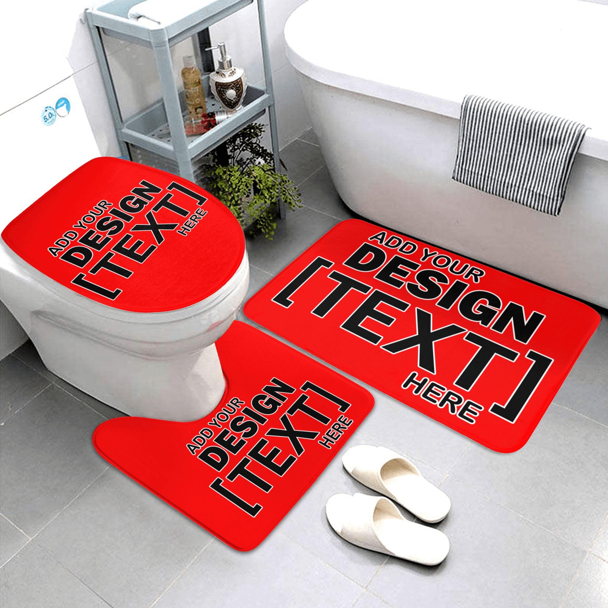 Cómoda y antideslizante alfombras de baño para baños