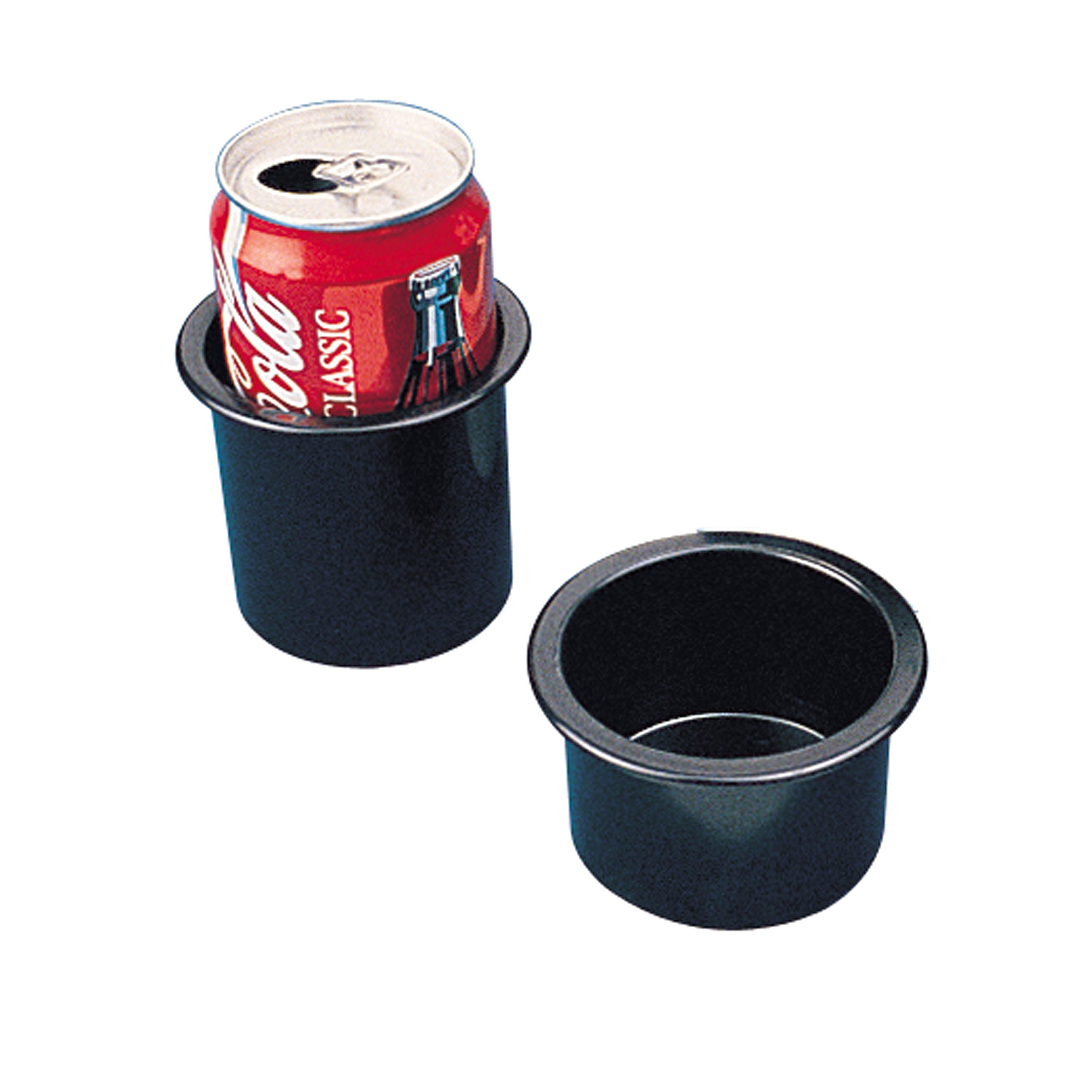 Sea-Dog 588000 Flush Mount Drink Holder, 2" Deep - Black