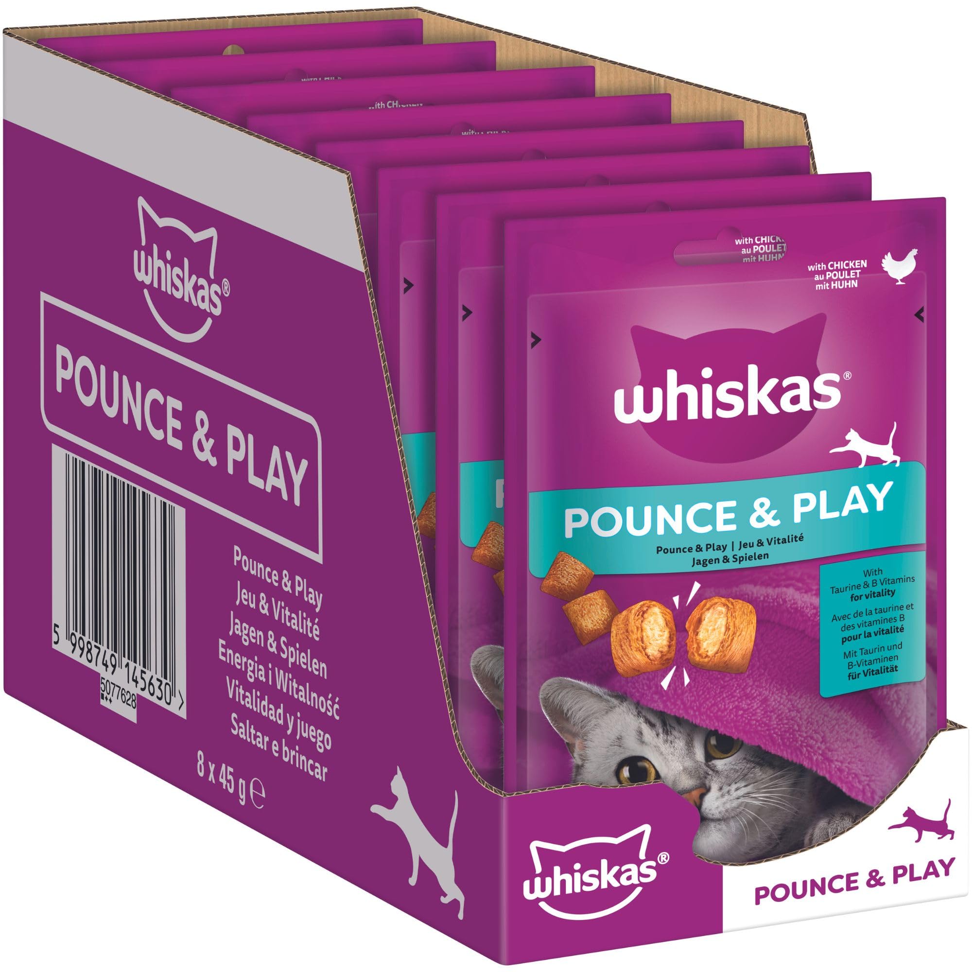 Whiskas Pounce & Play Katzensnacks + Produktbeschreibung