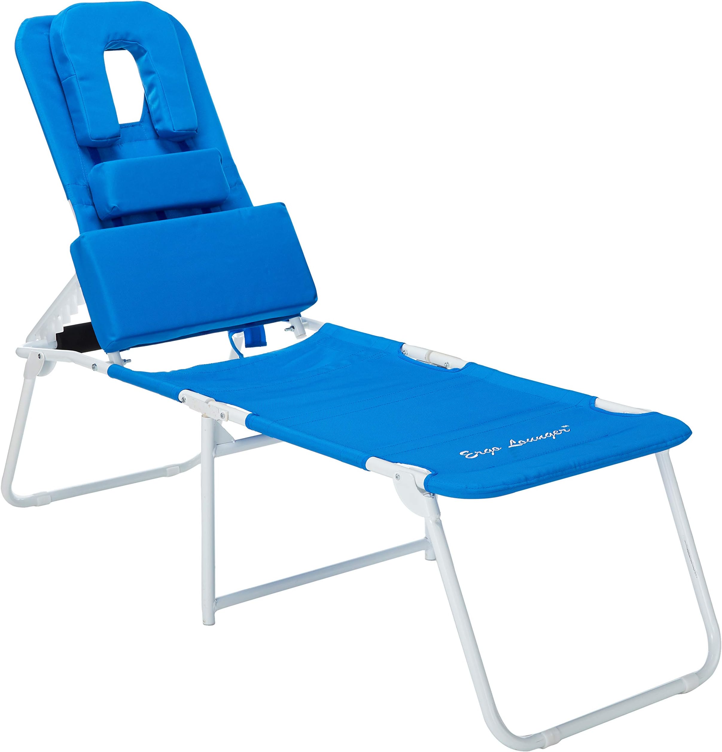 Therapeutic OH FACE Down Chaise with 3 Adjustable Pillows