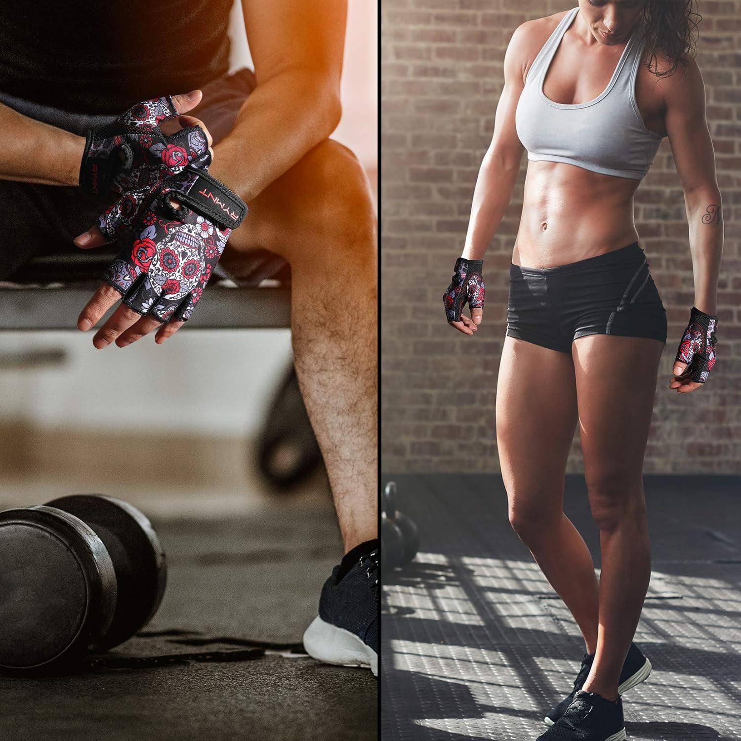 Workout Gloves for Women Men - Weight Lifting Gloves with Full Palm Protection & Extra Grip for Gym,Weightlifting,Fitness,Exercise,Training.Cycling : Sports & Outdoors