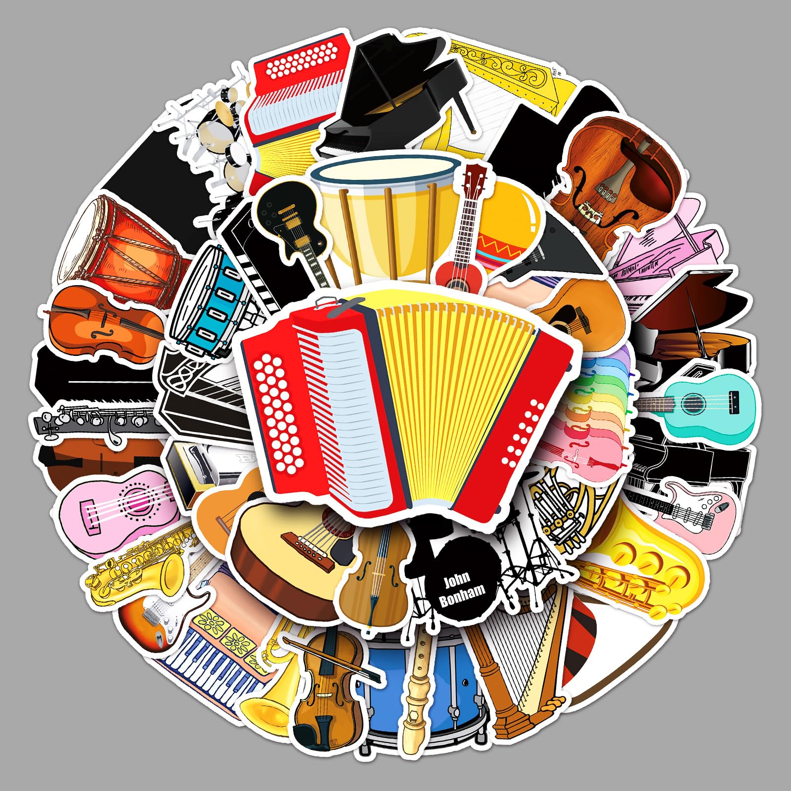 50 Autocollants Dem0n Hun-ters - Stickers Vinyle Premium Pour Déco PC, Skateboard, Casque, Cadeau Ados Et Adultes