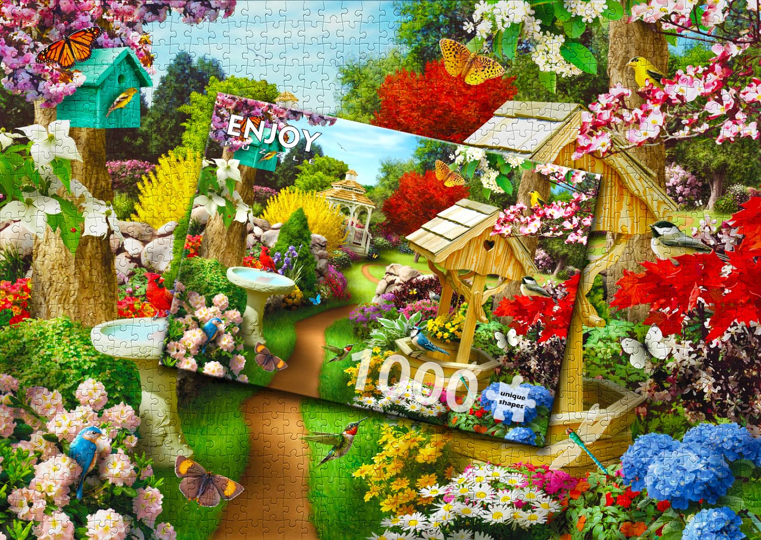 Enjoy Puzzle 1000ピース ジグソーパズル 美しい都市 Amazon.com: 1000 Pieces Jigsaw Puzzle for Adults – Matte Finish