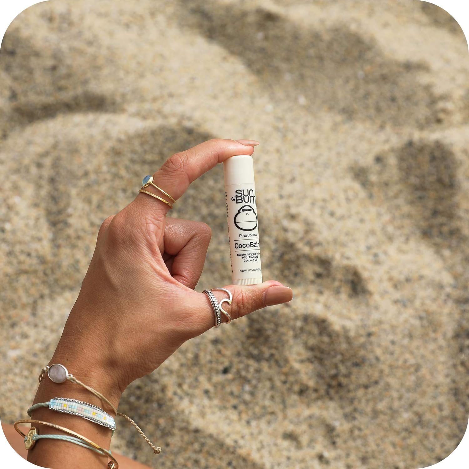 Sun Bum Piña Colada Cocobalm | Hydrating Lip Balm with Aloe |Paraben Free, Silicone Free, | 0.15oz Stick (20-48058) : Everything Else