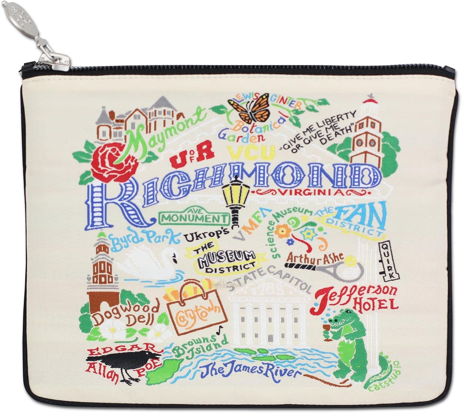 Catstudio Richmond Zipper Pouch Purse | Holds Your Phone, Coins, Makeup, Dog Treats, & Tech Tools