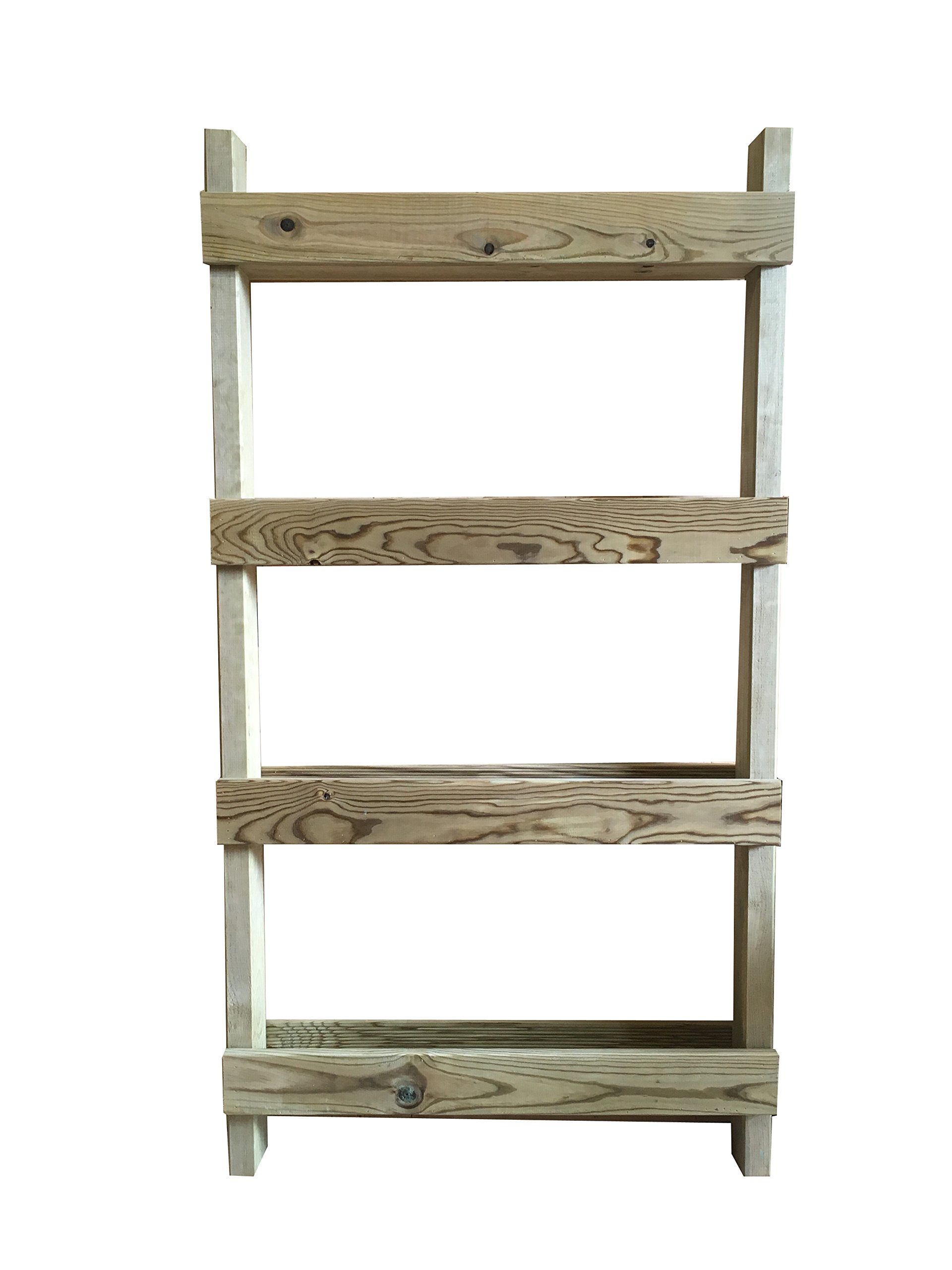 Table de culture pour potager urbain vertical / mural avec 4 jardinières, 150 x 80 x 13 cm