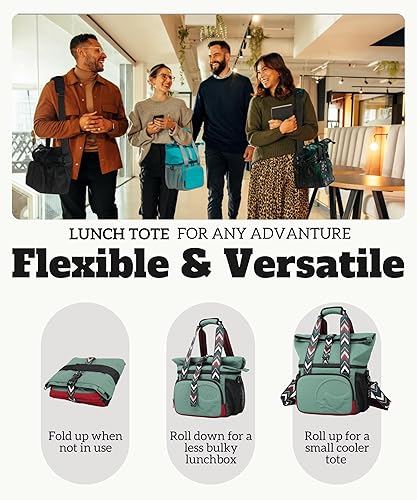 Miniatura 2 de SUNNY BIRD Lonchera con doble compartimento aislado para mujeres y hombres