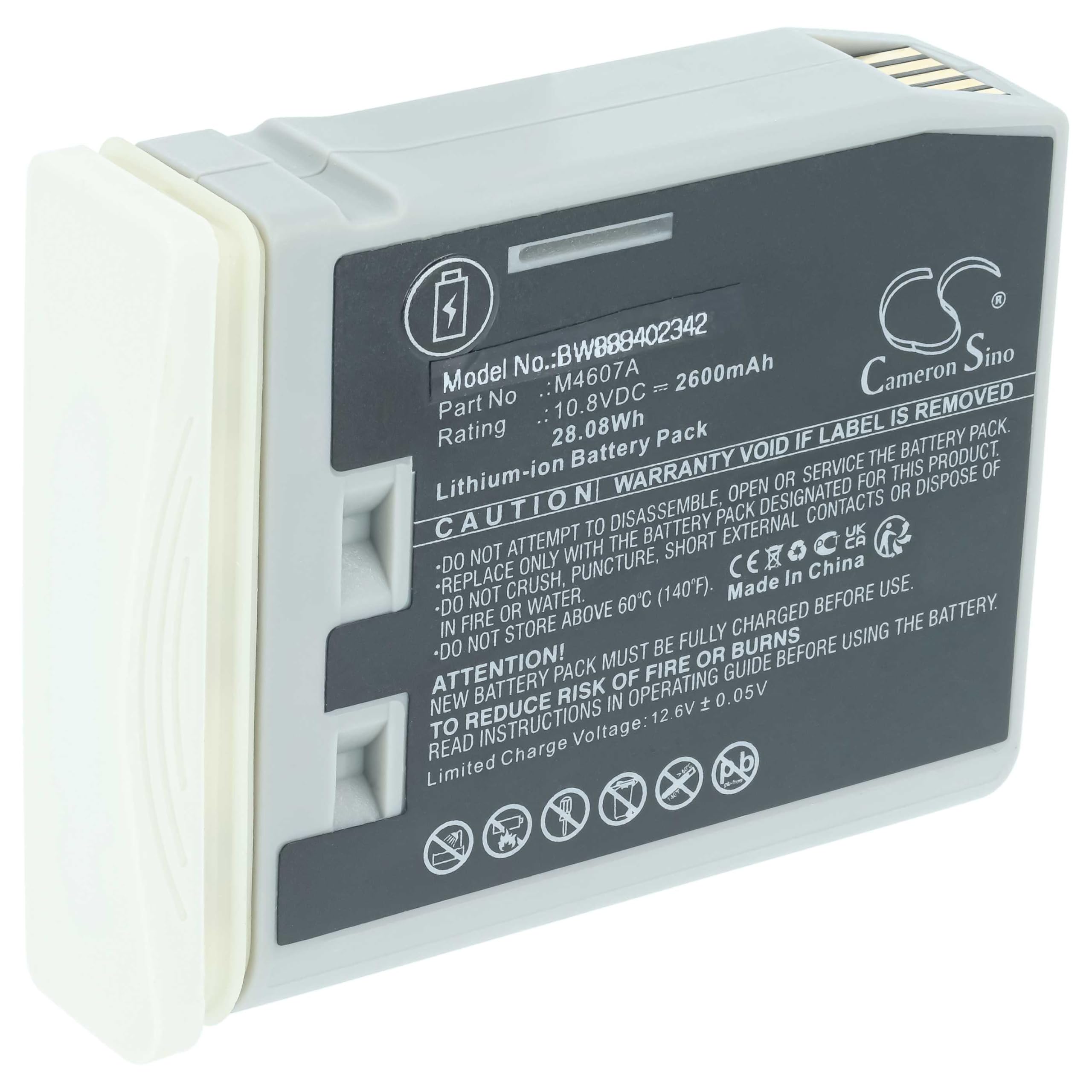 vhbw batteria sostituisce Philips per strumentazione medica (2600mAh, 10,8V, Li-Ion)