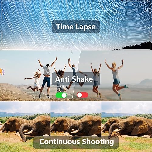 Miniatura 3 de Cámara digital 4K, enfoque automático de fotografía, cámara de video de YouTube de 48 MP, cámara de video con zoom digital 16X, antivibración con