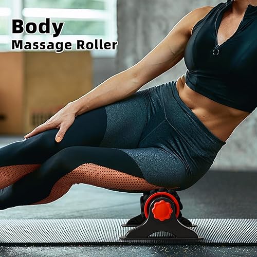 Miniatura 7 de XL IT Band - Rodillo de espuma firme con soporte de resistencia, 17 pulgadas, rodillo de ejercicio para problemas de banda de TI, masaje muscular de