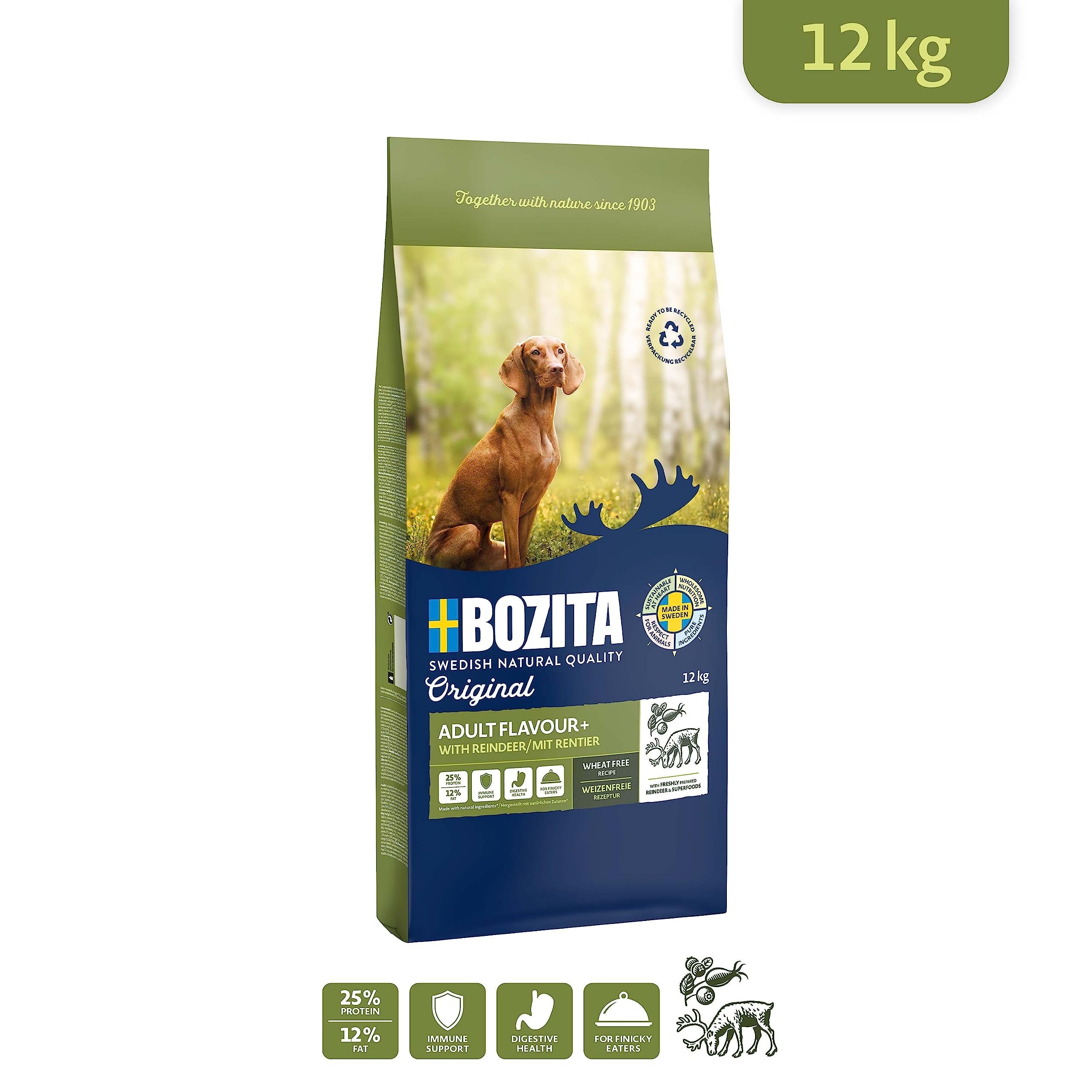 Bozita Dog Original Adult Flavour Plus 12 kg