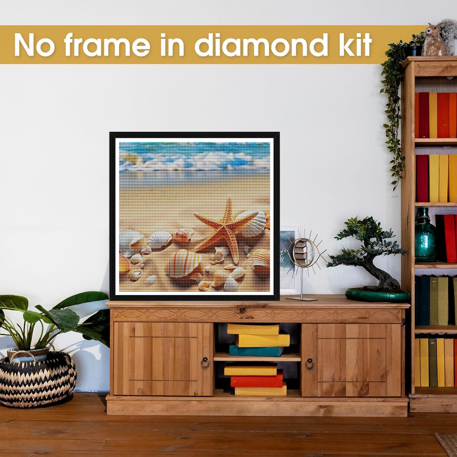 Bimkole 5d Diamond Painting Kit Completo Fai da Te Coppia Di Delfini, Nuvola Di Sole Del MarePittura Diamante Punto Croce Strass Arte E Creazione Di Mosaico Decorazione Murale Artigianale (30x40 cm