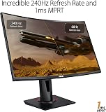 ASUS TUF Gaming VG27VQM Curved Gaming Monitor – 27 inch Full HD (1920x1080), 240Hz, Extreme Low Motion Blur™, Adaptive-sync, Freesync™ Premium, 1ms (MPRT),black - 3
